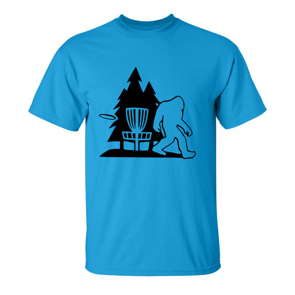 Disc Golf T Shirt SASQUATCH BASKET Discgolfer Discgolfing Shirt - Picture 15 of 16